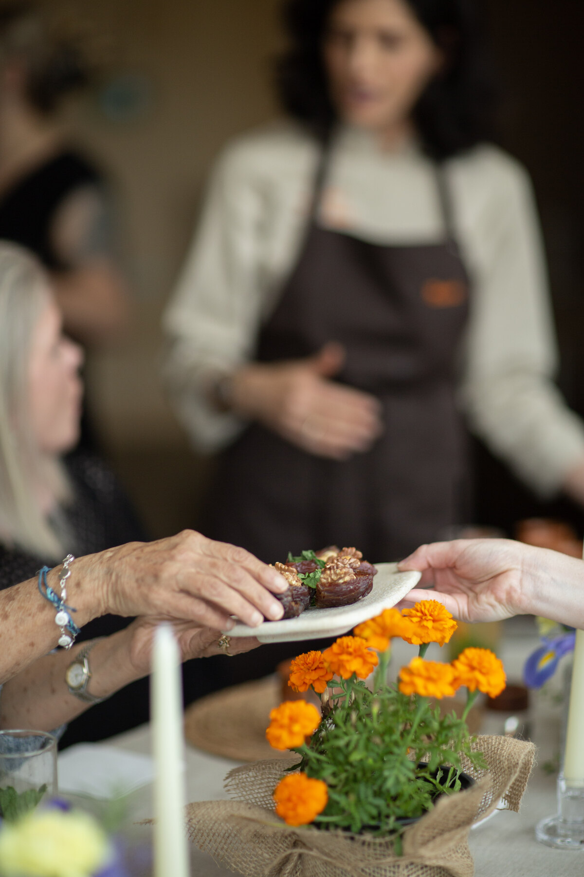 A thoughtfully prepared dish shared with guests at The Healing Table
